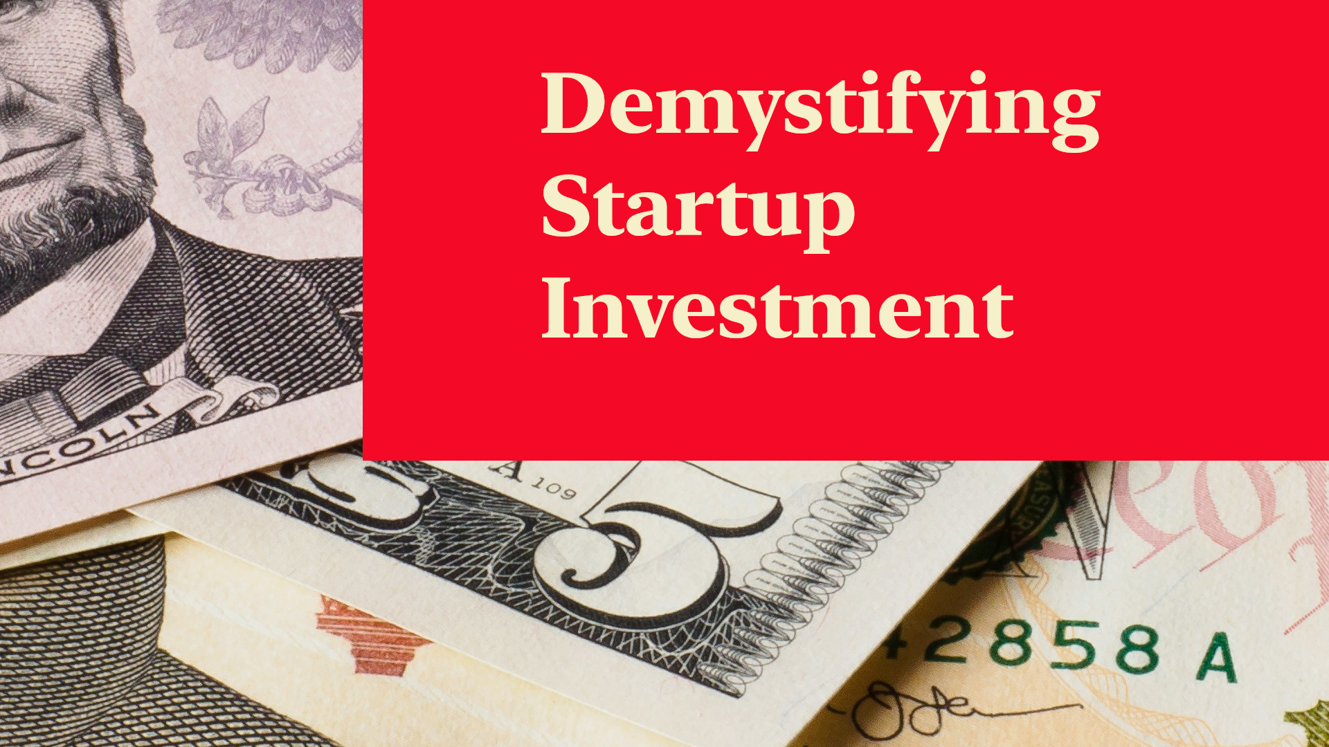 Event: Tech Monads: Demystifying Investment